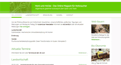 Desktop Screenshot of herd-und-hof.de
